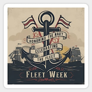 Honoring the Navy, celebrating the fleet - fleet week Magnet